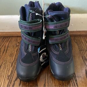 Brand new GEOX tex waterproof dark purple winter boots